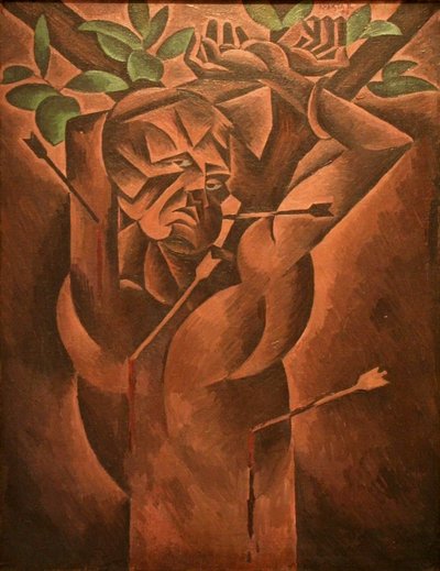 St. Sebastian by Bohumil Kubišta